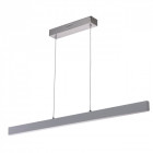 Suspension chromée techno 3 ampoules 132 cm