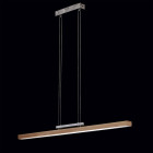 Suspension chromée techno 4 ampoules 138 cm