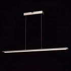 Suspension chromée techno 4 ampoules 150 cm
