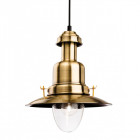 Suspension classic fisherman, laiton antique