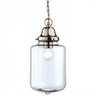 Suspension craft, chrome et verre