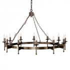 Suspension cromwell, bronze vieilli, 12 ampoules