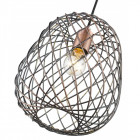 Suspension cuivre antique whitby h187 1 lumières