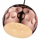 Suspension cuivre devon l25 1 lumières