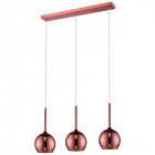 Suspension cuivre warwick 3 lumières