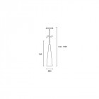 Suspension décorative vira 1 ampoule