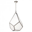 Suspension diamond, nickel poli et verre opale, grande