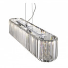 Suspension en cristal poole 6 lumières