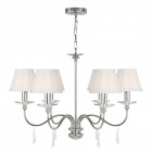 Suspension finsbury park, nickel poli, 6 ampoules, sans abat-jour