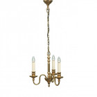 Suspension fitzroy, laiton et 3 bougies couleur ivoire Suspension fitzroy, laiton et 3 bougies couleur ivoire