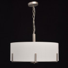 Suspension grise megapolis 6 ampoules 70 cm