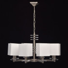 Suspension grise megapolis 8 ampoules 82 cm