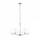 Suspension harvey, nickel, 5 abat-jour