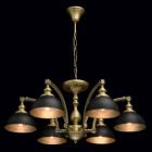 Suspension laiton neoclassic 6 ampoules 80 cm Suspension laiton neoclassic 6 ampoules 80 cm