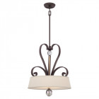 Suspension madison, bronze, 4 ampoules