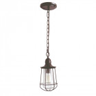 Suspension marine, bronze et verre, petite