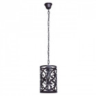 Suspension marron country 1 ampoule 110 cm