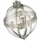 Suspension nickel coventry l43 4 lumières