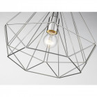 Suspension nickel satiné telford l38 1 lumières