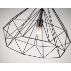 Suspension noir mat telford 1 lumières