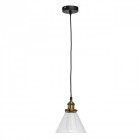 Suspension noire industrial 1 ampoule 146 cm