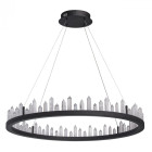 Suspension noire loft   160 cm