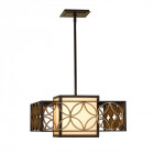 Suspension remy, bronze et or, 53 cm