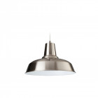 Suspension smart, acier brossé / blanc