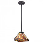 Suspension stephen, bronze vintage, 1 ampoule