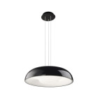 Suspension tandem, acier et ppma, noir, 45 cm