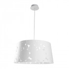 Suspension trama, aluminium et acrylique, blanc