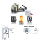Kit de motorisation à bras evolvia 400 rts pour portail battant jusqu'à 2m - somfy -