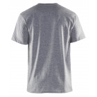 Pack de 5 t-shirts coton gris chiné