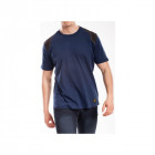 T-shirt renforcé rica lewis - homme - taille m - coton bio - bleu - workts