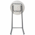 Table mange-debout pliante 110cm, ø60cm