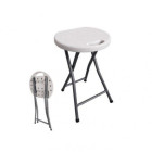 Tabouret de jardin pliant en plastique