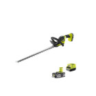 Taille-haies ryobi 18v oneplus hp brushless - 1 batterie lithiumplus 18v 2.5 ah - 1 chargeur rapide - ry18htx60a-125
