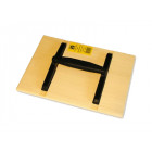 Taloche en bois rectangulaire, poignée ovale ergonomique de dimensions 30x40cm MONDELIN 314000