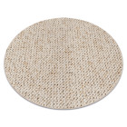 Tapis cercle casablanca crème cercle - Dimension au choix