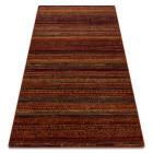 Tapis en laine omega baku rouge - Dimension au choix