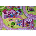 Tapis enfant sweet town village sucré - Dimension au choix