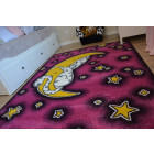 Tapis kids chat rose c414 - Dimension au choix