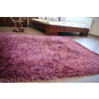 Tapis love shaggy modèle 93600 violet - Dimension au choix