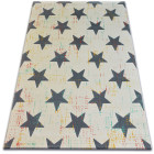 Tapis scandi 18209/063 - étoiles - Dimension au choix