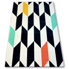 Tapis scandi 18239/063 - losanges - Dimension au choix