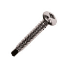Vis inox A2 autoperceuse à tête cylindrique et empreinte carrée pour alu - Ø 4.2 x 13 mm - Boite de 500 - SCELL-IT - TCQN42013