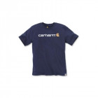 Tee-shirt sleeve logo coloris bleu taille xl