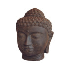 Tête de bouddha fontaine 75 cm - gris anthracite  75 cm - gris anthracite