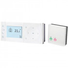 Thermostat digital programmable hebdo tpone- rf + rx1-s radio avec récepteur