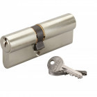 Thirard 116296 cylindre de serrure 35 + 45 mm à profil en laiton nickelé